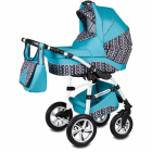 Carucior Vessanti Flamingo Easy Drive 3 in 1 Turquoise