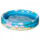 Piscina gonflabila Pepa Pig cu trei Inele 100x23 cm