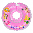 Colac de gat pentru bebelusi SwimBee Roz