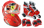 Set role cu accesorii protectie incluse Saica Ferrari marimi reglabile