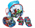 Set accesorii protectie bicicleta role trotineta Saica Avengers