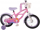 Bicicleta fete 14 inch Volare Bike Spring Time cu roti ajutatoare pomp