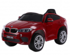 Masinuta electrica cu telecomanda si roti din cauciuc BMW X6M Red