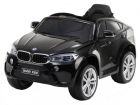 Masinuta electrica cu telecomanda si roti din cauciuc BMW X6M Black