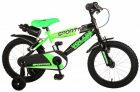 Bicicleta copii Volare Sportivo Verde 16 inch cu 2 frane de mana si st