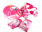 Set rotile Hello Kitty Saica pentru copii cu accesorii protectie si ca