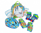 Set rotile Paw Patrol Saica pentru copii cu accesorii protectie si cas