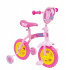 Bicicleta copii Peppa Pig 10 inch 2 in 1 cu si fara pedale