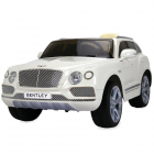 Masinuta electrica cu roti din cauciuc Bentley Bentayga White