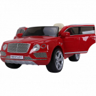 Masinuta electrica cu roti din cauciuc Bentley Bentayga Red