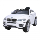 Masinuta electrica BMW X6 White cu roti din cauciuc