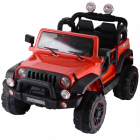 Masinuta electrica cu doua locuri Rocket Jeep Fearless Red