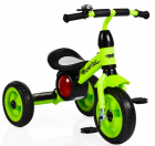 Tricicleta cu roti din cauciuc Byox Bonfire Green