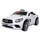 Masinuta electrica cu telecomanda 2 4 Ghz Mercedes Benz AMG SL65 White