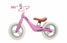 Bicicleta fara pedale 12 inch Roz