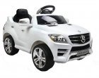 Masinuta electrica 12V Mercedes Benz ML 350 cu scaun de piele White