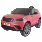 Masinuta electrica Range Rover Velar cu scaun de piele Roz