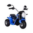 Motocicleta electrica cu scaun din piele Nichiduta Mini 6 volti Blue