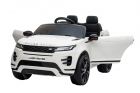 Masinuta electrica 12V cu scaun piele si roti EVA Range Rover White