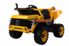 Camion electric 4x4 cu scaun din piele Nichiduta Power Yellow