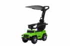 Masinuta electrica cu maner parental si roti EVA Jeep Wrangler Green