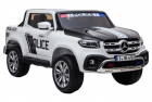 Masinuta electrica cu scaun de piele Mercedes Benz X Class Police