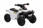 Atv electric 6V Nichiduta Racer X cu roti Eva White