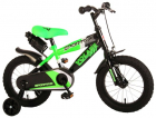 Bicicleta copii Volare Sportivo Verde 14 inch cu frana de mana si stic