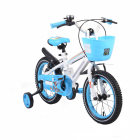 Bicicleta pentru copii cu cadru iluminat Moni Flash Albastru 14 inch