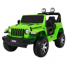 Masinuta electrica Jeep Wrangler Rubicon Verde 4x4 cu telecomanda si s