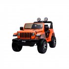 Masinuta electrica Jeep Wrangler Rubicon Portocaliu 4x4 cu telecomanda