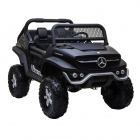 Masinuta electrica cu scaun de piele Mercedes Unimog Paint Black