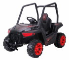 Masinuta electrica 4x4 cu scaun de piele UTV Spider Black