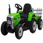 Tractor electric pe baterie si muzica C1 verde R Sport