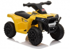 ATV Quad electric pentru copii XH116 LeanToys 5703 galben negru