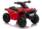 ATV Quad electric pentru copii XH116 LeanToys 5704 rosu negru