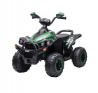 Atv electric 12V Nichiduta cu scaun din piele si roti EVA Speed Green