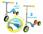 Trotineta copii 3 roti MV Scoot 2 in 1 bicicleta fara pedale