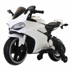 Motocicleta electrica cu scaun de piele si lumini LED Napoleon White