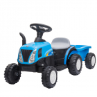 Tractor electric cu remorca New Holland Blue