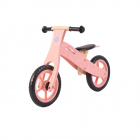 Bicicleta din lemn fara pedale Moni Wooden balance bike Pink