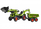 Tractor buldo excavator cu pedale pentru copii Claas Falk 2070W