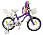 Bicicleta 16 inch cu roti ajutatoare Makani Aurora Purple