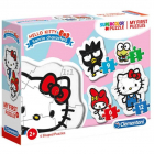 Puzzle 4 in 1 Hello Kitty Supercolor 30 Piese Mari