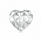 Talisman din argint Sculpted Heart