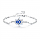 Bratara din argint Glamour Blue Fatima