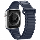 Accesoriu smartwatch Magnetic Silicone Armor compatibila cu Apple Watc