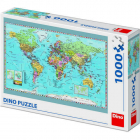 Puzzle Harta politica a lumii 1000 piese