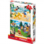 Puzzle 2 in 1 Mickey campionul 77 piese