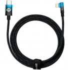 Cablu de date MVP 2 Elbow USB Type C Lightning Quick Charge 20W 2m Alb